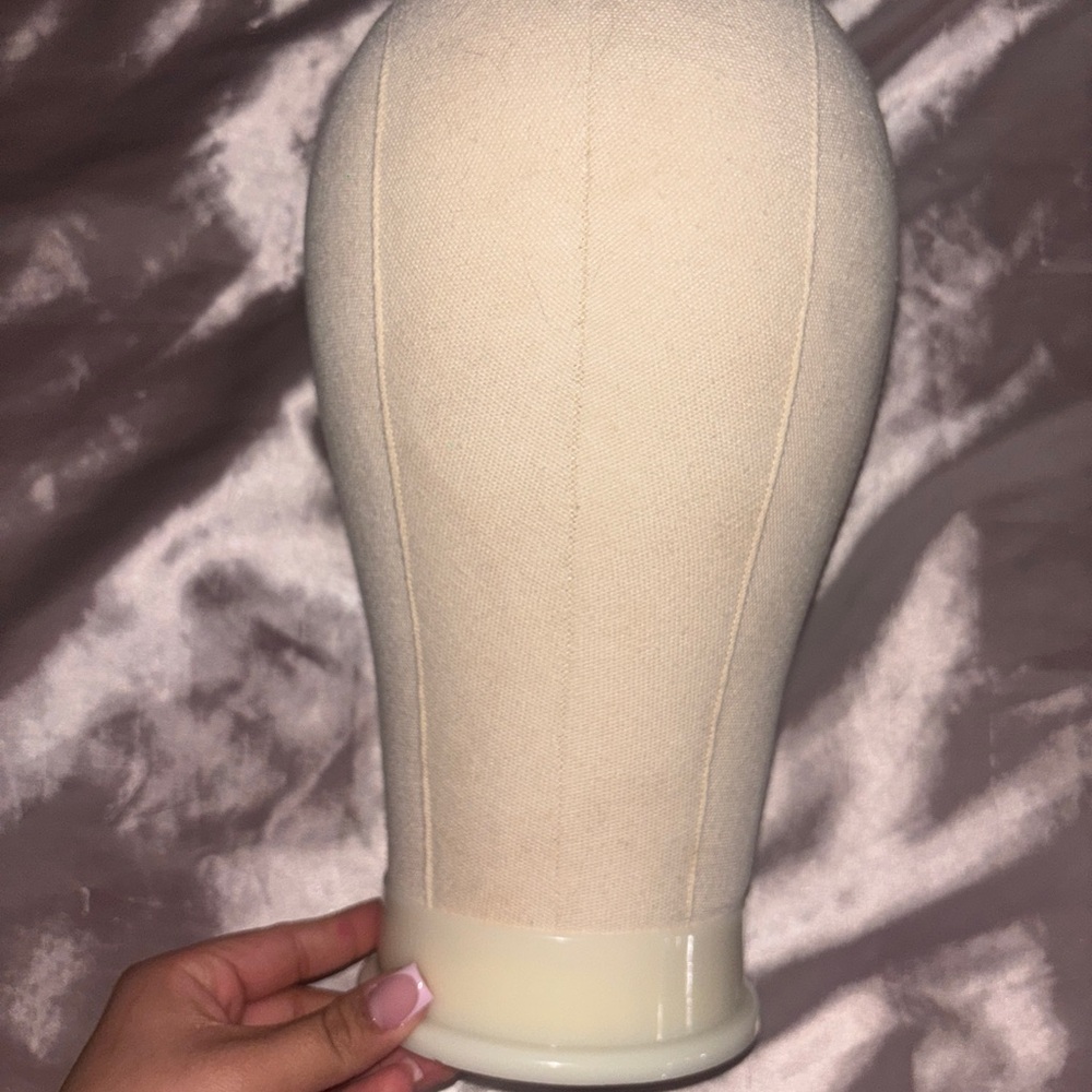 Cream Cork Mannequin Wig Stand 💎